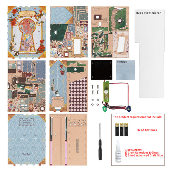 Book Nook Alice in Wonderland - Image 5