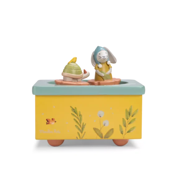 Boîte à musique trois petits lapins - Image 2