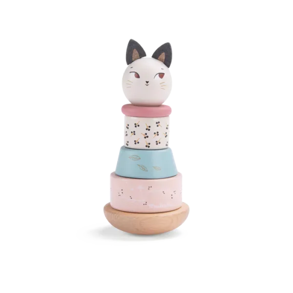 Culbuto Chat empilable en bois