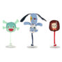 Jules et ses amis - 3 personnages de bain ventouses