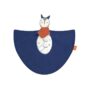 Doudou renard bleu nuit