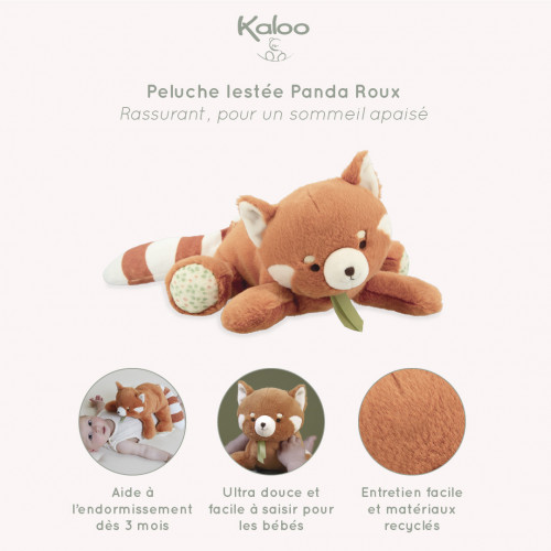 Peluche lestée panda roux – Image 6