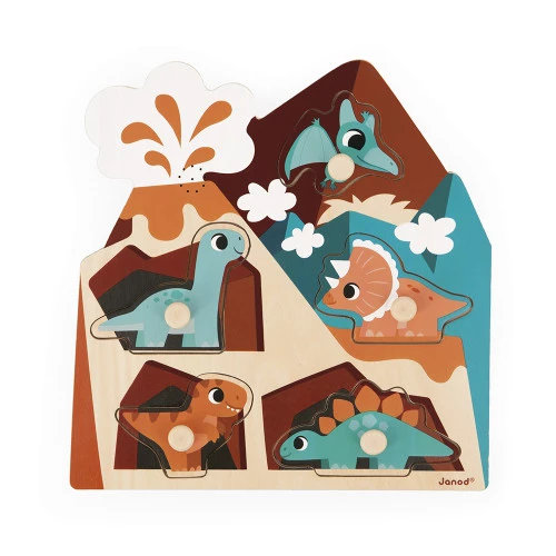 Puzzle Sonore Dino 5 pièces