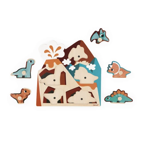 Puzzle Sonore Dino 5 pièces – Image 3